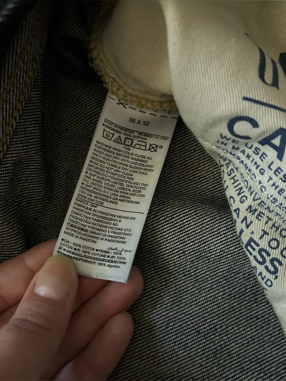 Gap Dark Wash Baggy Jeans
